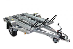 Motorcycle trailers MB2 with overrun brake